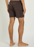 Raith Silas Striped Woven Swim Shorts Brown