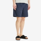 Folk Men's Linen Assembly Shorts in Soft Navy