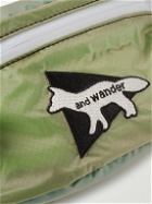And Wander - Maison Kitsuné Logo-Appliquéd Ripstop Belt Bag