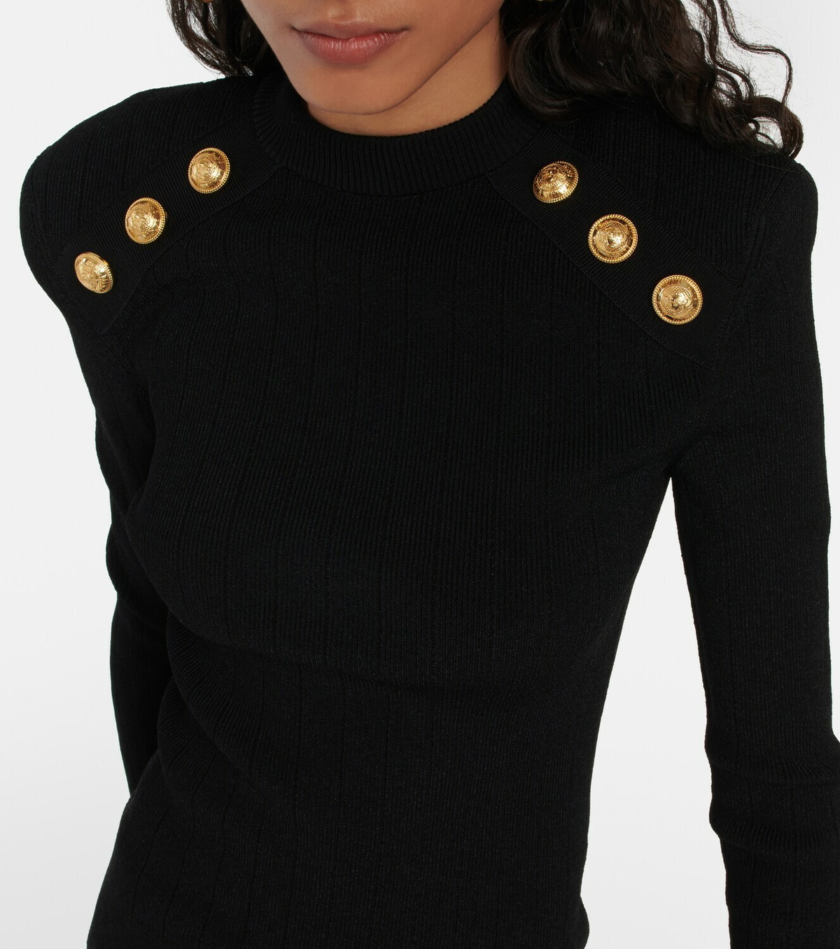 Balmain Embellished knit sweater Balmain