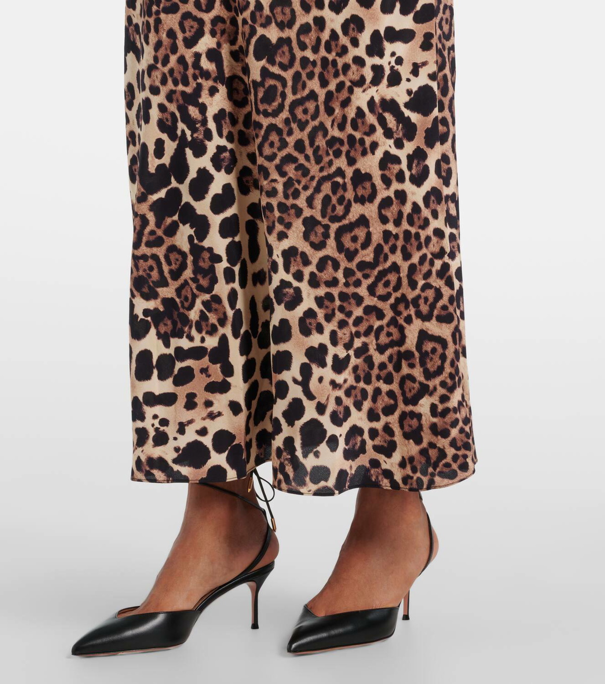 Rodarte Leopard-print silk midi dress