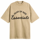 Fear of God ESSENTIALS Men's Training 90s T-Shirt in Faded Dune