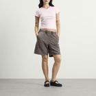 Dime Women's Classic Jersey Sweatshorts in Brown Washed