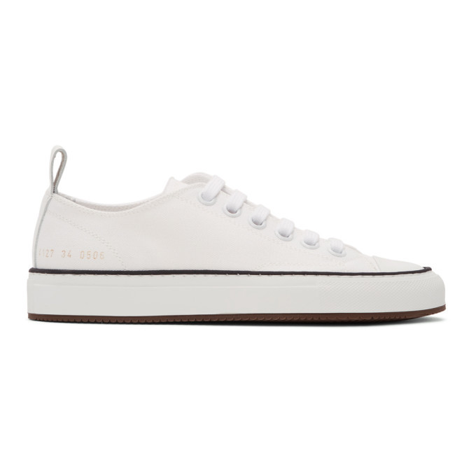 Common projects discount white canvas