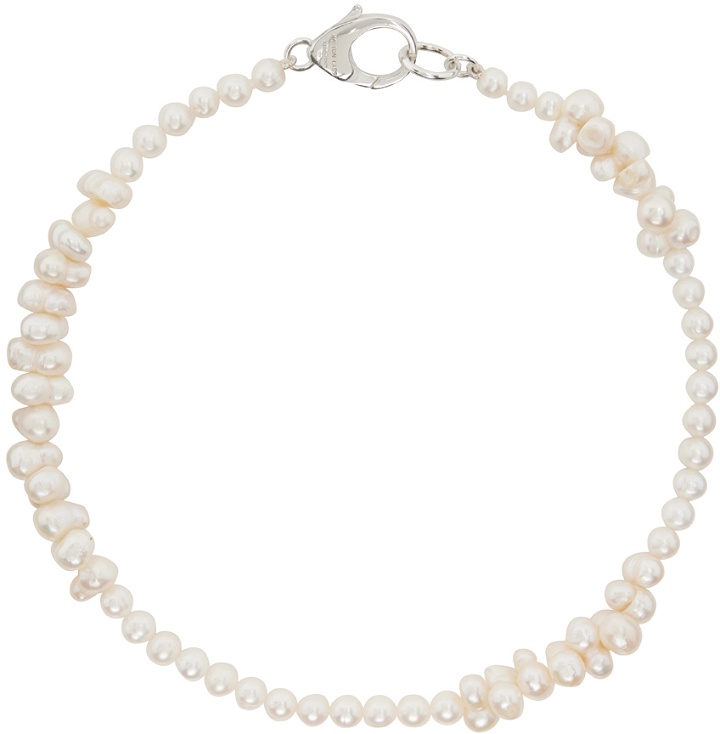 Photo: Hatton Labs SSENSE Exclusive White Pearl Necklace