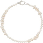 Hatton Labs SSENSE Exclusive White Pearl Necklace