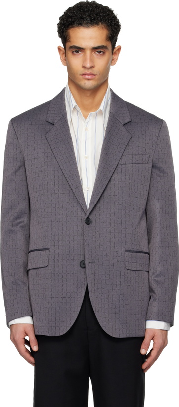 Photo: Hugo Gray Checked Modern-Fit Blazer