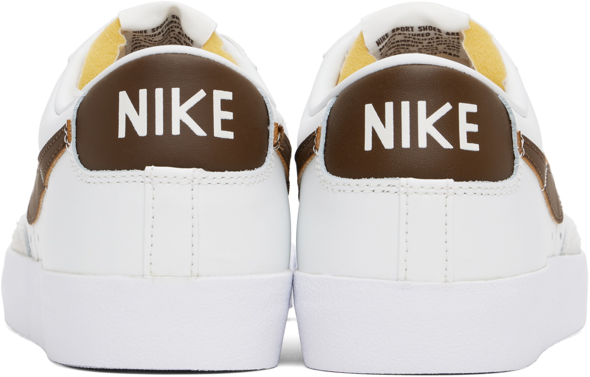 Nike White & Brown Blazer Low 