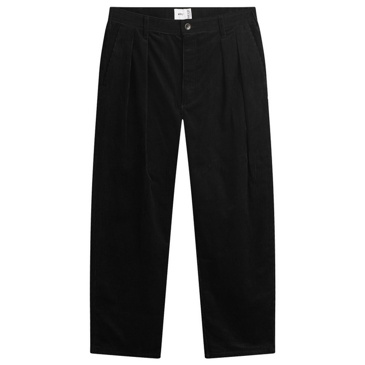 Photo: WTAPS Men's Two Tuck Corduroy Trousers in Black