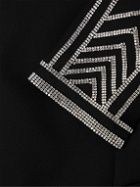 Balmain - Slim-Fit Crystal-Embellished Wool Jacket - Black