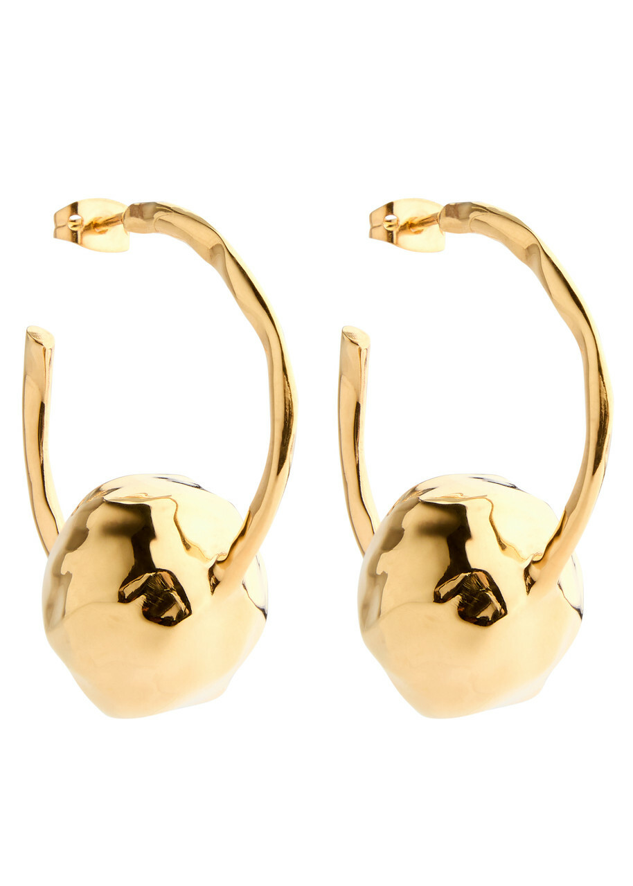 Joanna Laura Constantine Orbs 18kt Gold-plated Hoop Earrings - One Size