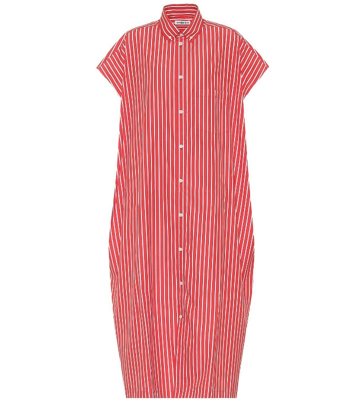 Photo: Balenciaga Striped cotton shirt dress