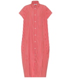 Balenciaga Striped cotton shirt dress