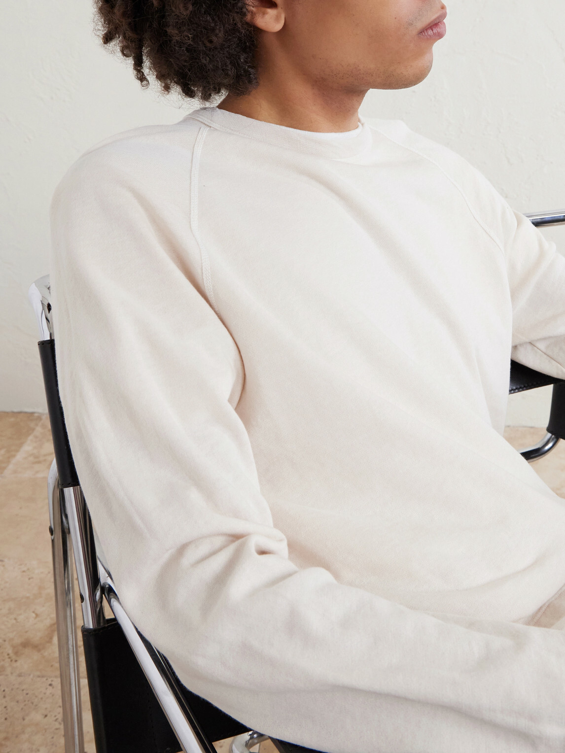 James Perse - Supima Cotton-Jersey Sweatshirt - Neutrals