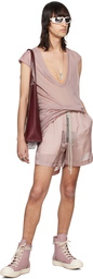 Rick Owens Pink Bela Shorts