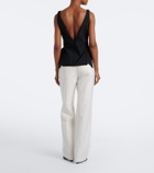 Róhe Wool-blend wide-leg pants