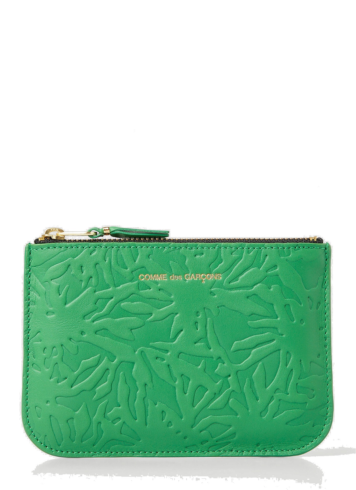 Photo: Embossed Forest Pouch in Green
