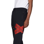 Dolce and Gabbana Black Logo Patch Lounge Pants