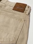 TOM FORD - Slim-Fit Straight-Leg Jeans - Neutrals
