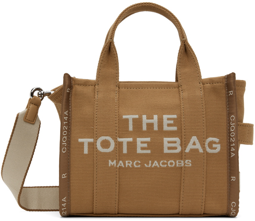 Marc Jacobs Tan 'The Jacquard Small' Tote Marc Jacobs