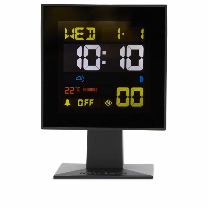 Photo: Newgate Clocks Monolith LCD Alarm Clock in Black 
