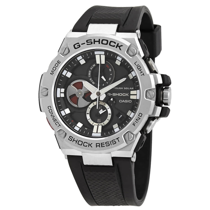 Photo: Casio G-Shock Youth Alarm Chronograph Quartz Black Dial Mens Watch GSTB100-1A