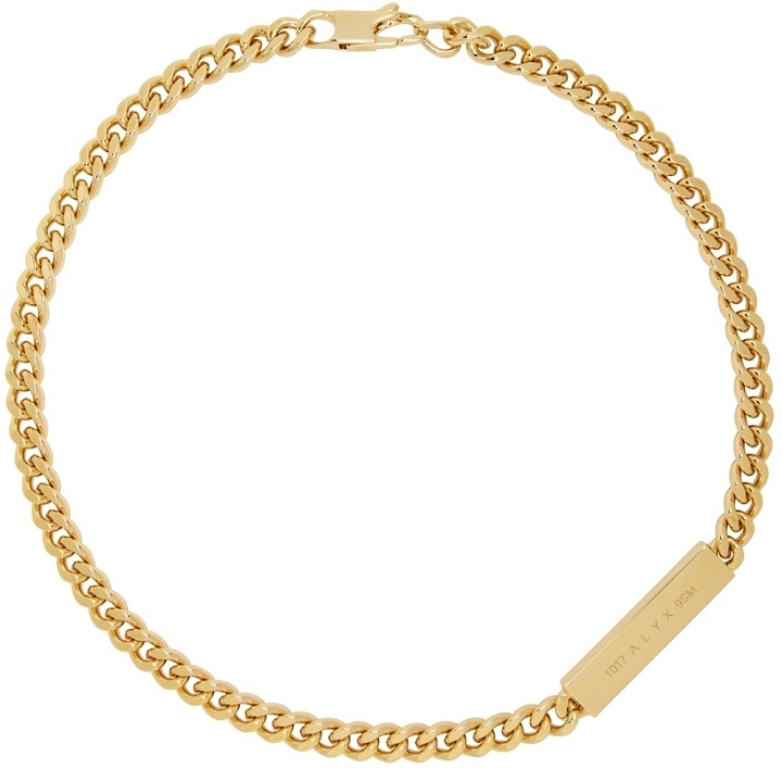 Photo: 1017 ALYX 9SM Gold Thinner ID Necklace