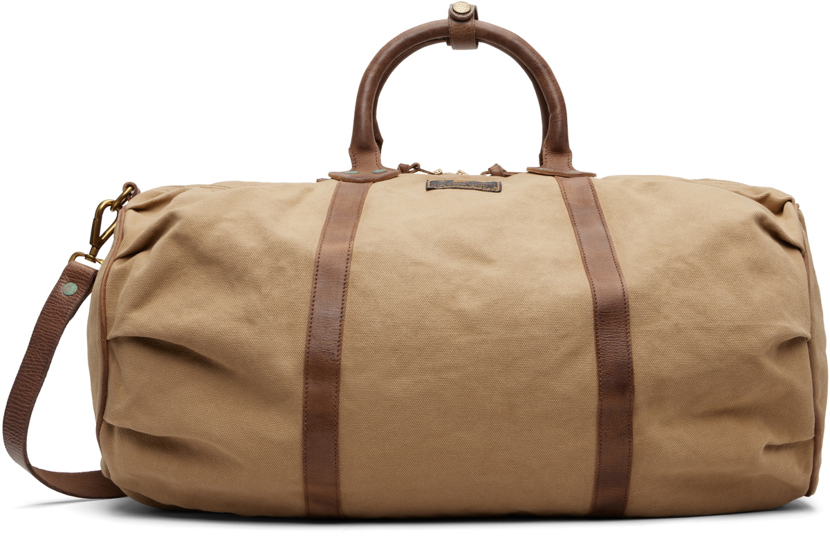 RRL Tan Douglas Duffle Bag
