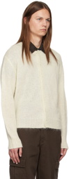 Dunst Off-White Button Cardigan