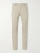 Massimo Alba - Winch Straight-Leg Cotton-Blend Twill Trousers - Neutrals