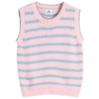 SUNDAYFRUITMARKET Women's Candy Cropped Knitted Vest in Pink