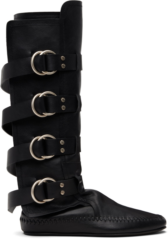 Photo: Ann Demeulemeester Black Siver Soft Boots