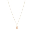 Simuero Naranja Necklace in Gold/Orange 