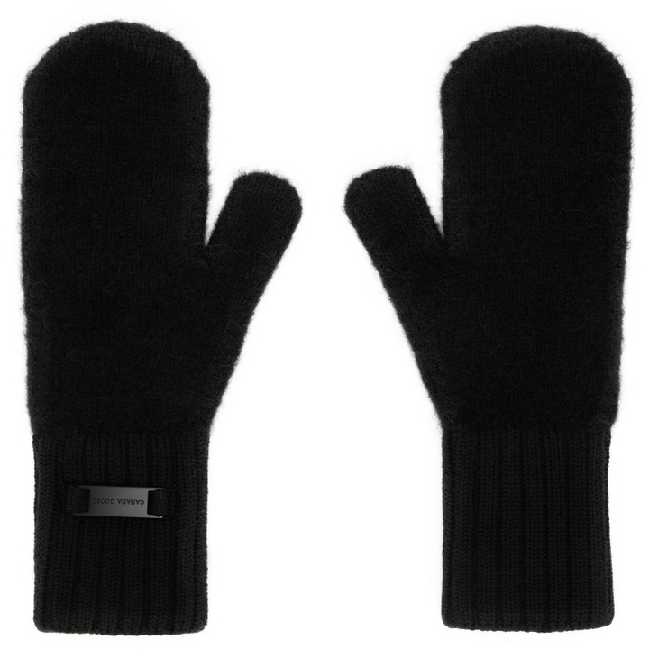 Photo: Canada Goose Black Alpaca Mitts
