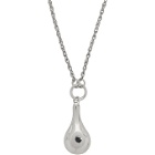 Lemaire Silver Small Perfume Bottle Pendant