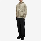 Fred Perry Men's Short Parka Jacket in Warm Grey