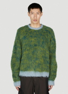 Brain Dead Marled Sweater unisex Green