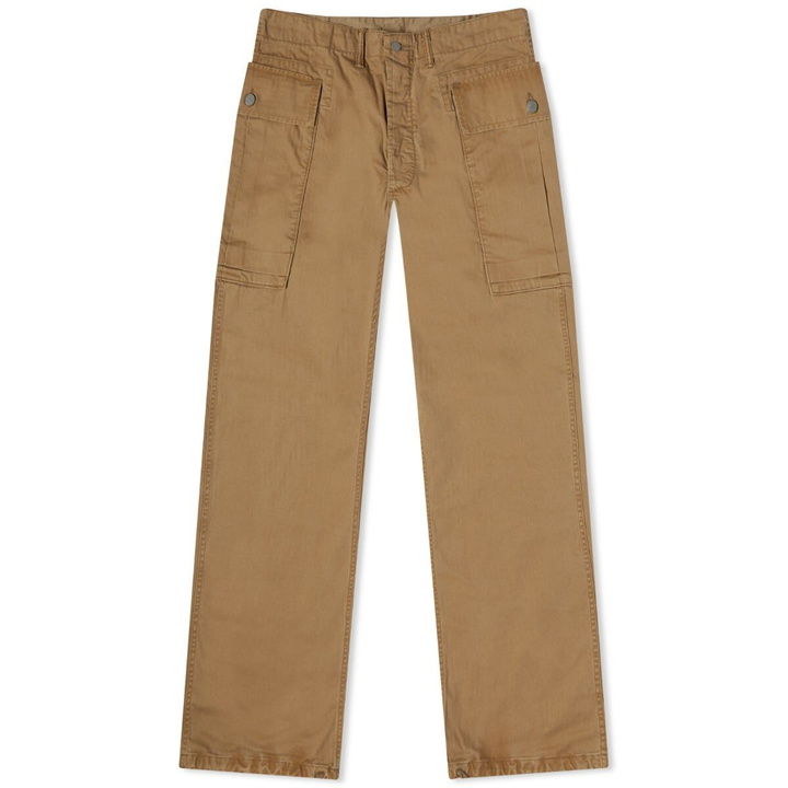 Photo: RRL Men's Infantry Cargo pant in Khaki