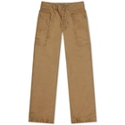 RRL Men's Infantry Cargo pant in Khaki