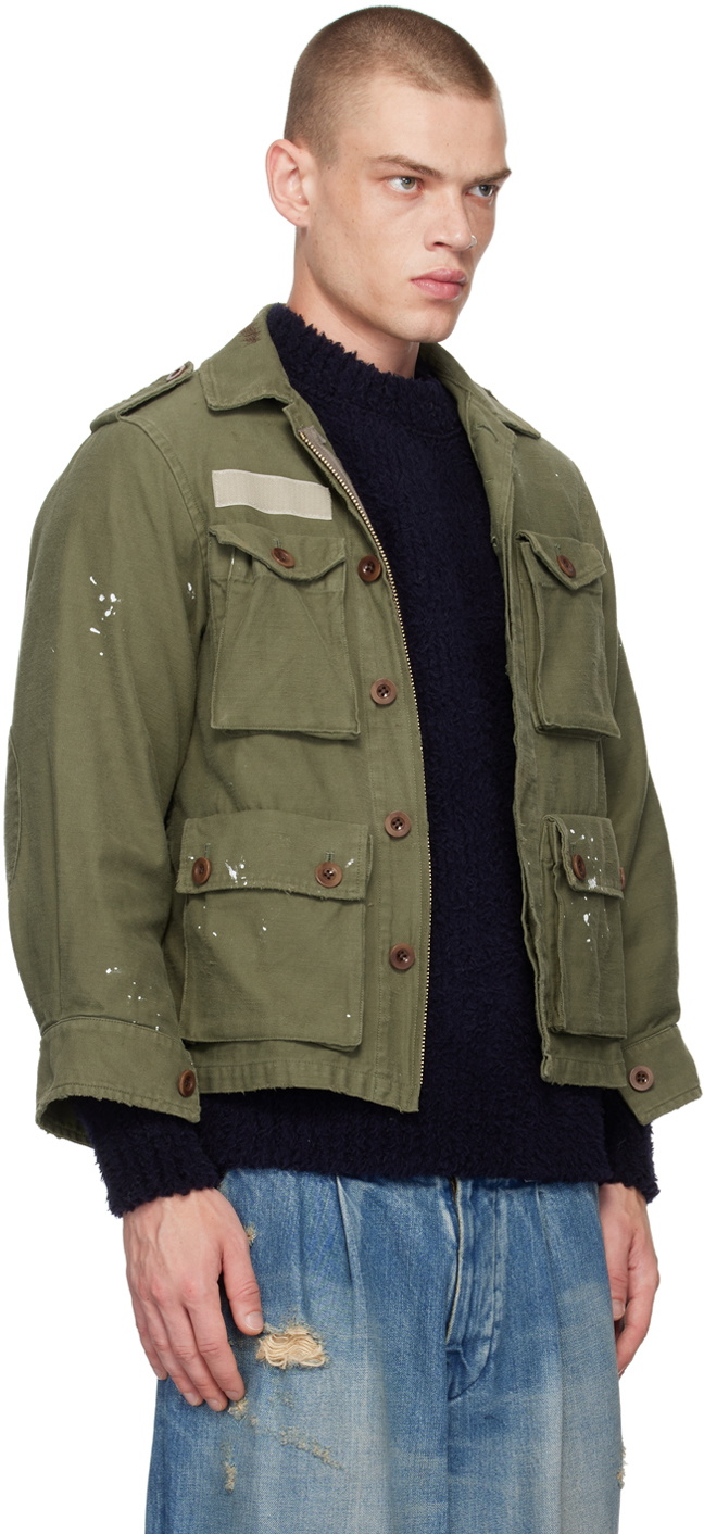 kolor Khaki Layered Coat