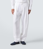Dolce&Gabbana Linen tapered pants