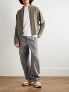mfpen - Leisure Cotton Zip-Up Sweater - Brown