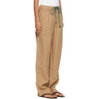 rag & bone Tan Atlas Linen Lounge Pants