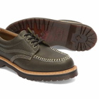 Dr. Martens Men's Lowell Shoe in Olive Wild Grain