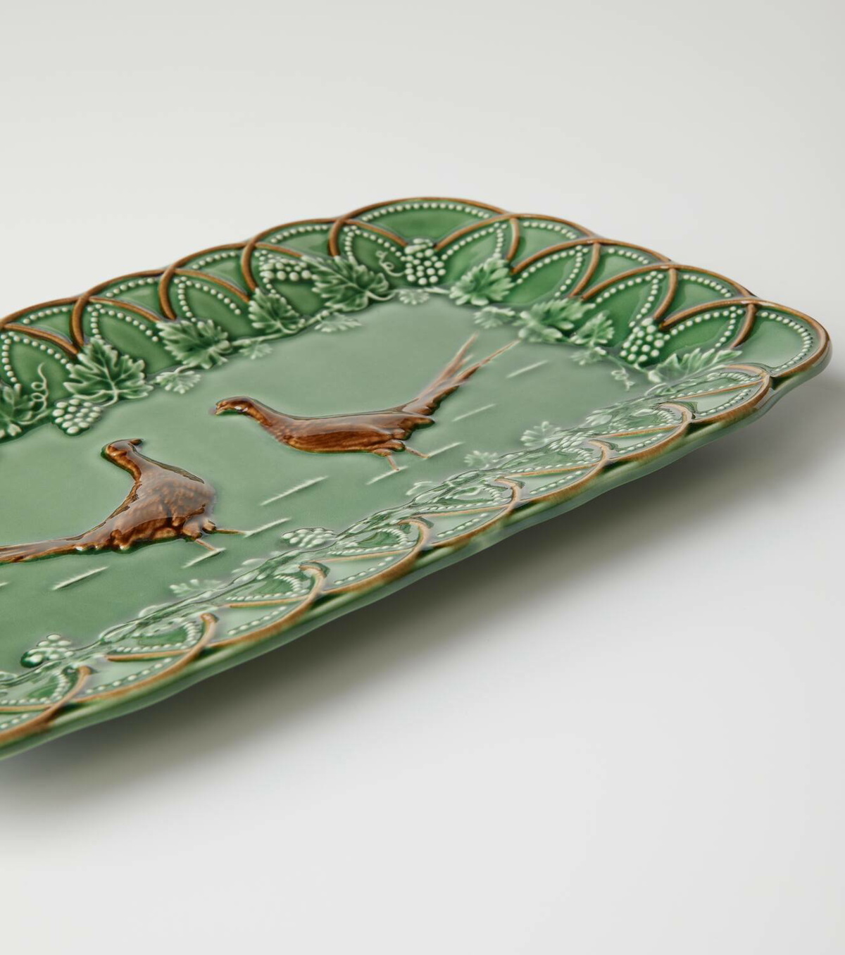 Bordallo Pinheiro Bosque Pheasant platter