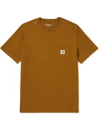 Carhartt WIP - Logo-Appliquéd Cotton-Jersey T-Shirt - Brown