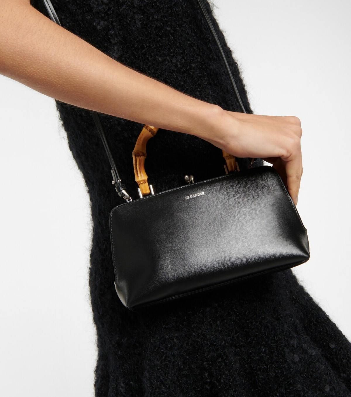 ★Jil Sander★ ミニクロスバック Mini Crossbody Bag ★ Black ジルサンダー Jil Sander ショルダーバッグ クロスボディバッグ