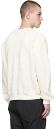 John Elliott Off-White Cotton Sweatshirt