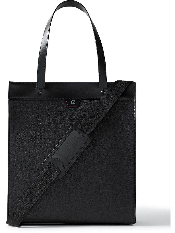 Photo: Christian Louboutin - Logo-Embossed Full-Grain Leather Tote Bag