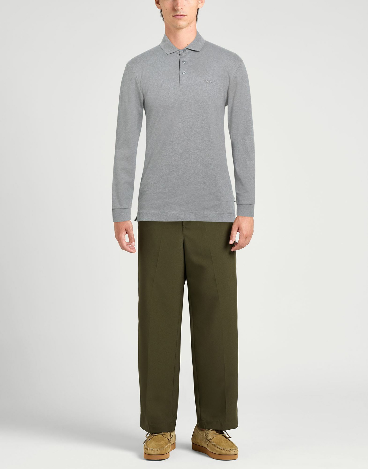 Boss Mens Polo shirt in Grey